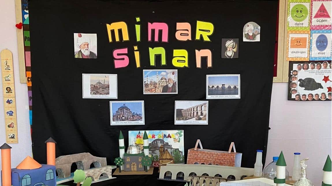 Yıldızlar Sınıfı Türk Büyüklerini Tanıyoruz Projesi Kapsamında Mimar Sinan'ı Tanıyor.